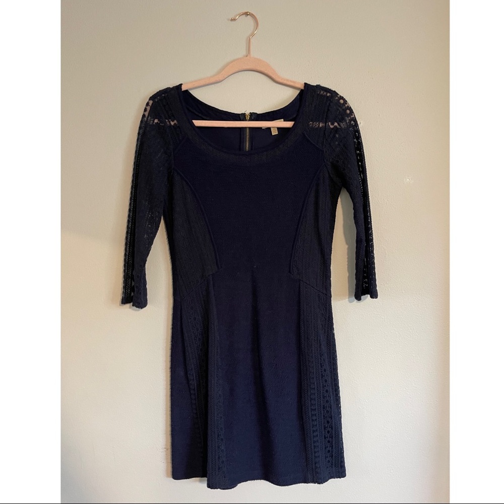 Anthropologie Bordeaux Dress
